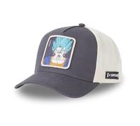 Capslab Vegito Fusión Dragon Ball Z Negro Beige Gorra de Camionero