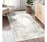 Capslpad Alfombra abstracta para pasillo, 80 x 150 cm, lavable, antideslizante, moderna, minimalista, de pelo corto, alfombra de lana sintética para salón, dormitorio