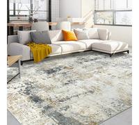 Capslpad Alfombra grande moderna abstracta de 200 x 300 cm, antideslizante, de pelo corto, de lana sintética, para dormitorio, ligera, lavable, minimalista, para sala de estar, dormitorio, oficina