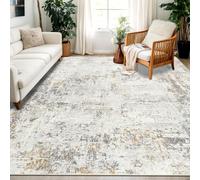 Capslpad Alfombra grande moderna abstracta de 240 x 340 cm, antideslizante, de pelo corto, de lana sintética, ligera, lavable, minimalista, para sala de estar, dormitorio, oficina, decoración, color