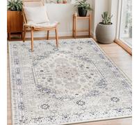 Capslpad Alfombras lavables sala de estar 120x180 cm envejecidas, vintage antideslizantes