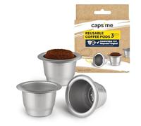 CAPSME - Pack recarga cápsulas reutilizables para Nespresso Original (3 Cápsulas)