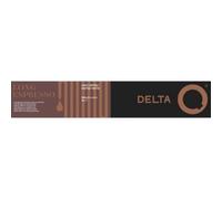 Cápsula café Delta Q Long Espresso Alta intensidad chocolate frutos secos
