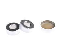 Cápsula de aluminio Ø20 mm con septa moldeada butilo/PTFE natural, 100 uds, METRIA