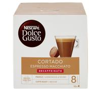 Cápsula de café Nescafé Dolce Gusto Cortado Decaffeinato tueste medio 16 unidades
