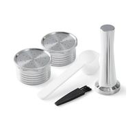 Cápsula De Café Reutilizable, Compatible Con Filtros Recargables Essse Caffe S12 Macchina Per Caffè Espresso Sistema(2 pods T)