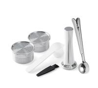 Cápsula De Café Reutilizable, Compatible Con Filtros Recargables Essse Caffe S12 Macchina Per Caffè Espresso Sistema(2 pods Ts)