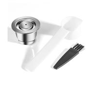 Cápsula De Café Reutilizable, Compatible Con Nespresso, Compatible Con Espresso, Tazas De Crema, Cápsulas De Café Recargables De Acero Inoxidable(1PCS pod)