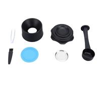 Cápsula de Café Reutilizable, Kit de Recarga con Filtro de Acero Inoxidable y Silicona para Máquina Zenius - Práctico Kit Completo, Diseño Durable, Fácil Limpieza