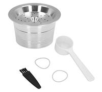 Cápsula de café reutilizable y recargable de acero inoxidable para K-fee, accesorio de café DIY con cuchara y cepillo, compatible con cápsulas de porción individual