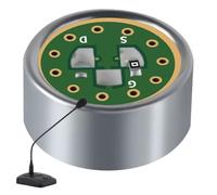 Cápsula de condensador dinámico - 1,4 x 1,4 x 0,65 cm, componente electret ABS plateado, pieza de reparación de sonido profesional | Grabación de podcast transmisión equipo de voz Tecnología de audio