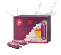 Cápsula de crema de cargador profesional isi isin810pro, paquete de 10