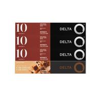 Cápsula delta combo qualidus + caramelo para cafeteras delta/ caja de 40