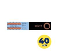 Cápsula delta q colombia para cafeteras delta/ caja de 40