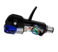 Audio-Technica AT-XP3/H Cápsula para DJ audiófilo con aguja cónica montada en un cabezal AT-HS6 Azul