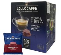 100 CÁPSULAS LOLLO CAFÉ PASIÓN ESPRESSO MEZCLA CLÁSICA COMPATIBLES CON MA...