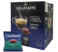 100 CÁPSULAS LOLLO CAFÉ PASIÓN MIO MEZCLA DEK COMPATIBLE CON MÁQUINAS LAV...