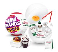 Cápsula Mini Brands Create Krispy Kreme Create Serie 1 de ZURU - Paquete Oculto de coleccionables Mini, DIY, Bricolaje, Novedad, Juego de Resina, réplicas de Comida en Miniatura.