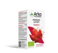 Arkopharma - Arkocápsulas Vid Roja Bio, 45 Cápsulas, Complemento Alimenticio con Hoja de Vid Roja Ecológica, Ayuda a Piernas Ligeras y Buena Circulación, Polifenoles, Apto Veganos