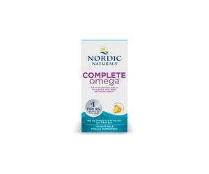 Cápsulas blandas Complete Omega 565 mg 120: delicioso sabor a limón Nordic Naturals