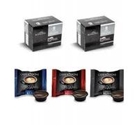 Cápsulas Borbone Don Carlo Degustazione (50 negras, 50 azules, 50 rojas, 50 doradas), compatibles con cafeteras Lavazza A modo mio