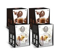 Capsulas compatibles dolce gusto ®* Origen & Sensations | 2 x chocolate | 2 x leche | Total 64 cápsulas