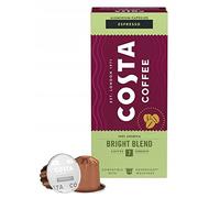 Cápsulas Costa Coffee Bright Blend, compatibles con Nespresso ESPRESSO (Bright Blend ESPRESSO, 10 cápsulas)