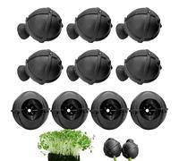 Cápsulas De Acodo Aéreo - Kit de Propagación Reutilizable de 10 Piezas,Suministros De Jardinería Seguros Sin Atar Para Jardín Granja Patio Y Áreas Exteriores Para Hombres Mujeres Agricultores