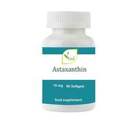 Cápsulas de astaxantina Ved | Apoyar el sistema inmunológico saludable | Apoyar la salud de las articulaciones y los tendones | 15mg 90 Cápsulas Antioxidante Eliminador de Radicales Libres