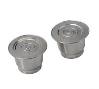 Cápsulas de café de acero inoxidable para preparaciones sabrosas y prácticas sostenibles (tipo normal)