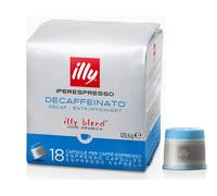 Cápsulas de café descafeinado Illy IperEspresso 18 unidades