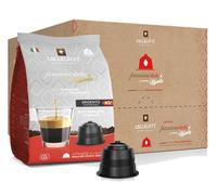 Cápsulas de café Lollo mezcla de plata compatibles con el sistema Nescafé Dol...
