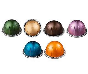 Cápsulas de café Nespresso Vertuo de selección larga caducidad Cápsulas Stormio Intenso Odacio Melozio Elvazio Giornio 60 vainas 6 mangas