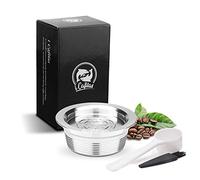 Cápsulas de café Recargables Lavazza A Modo Mio de Acero Inoxidable para Rellenar cápsulas de Repuesto para Amantes del café respetuosos con el Medio Ambiente, Compatible con Lavazza A Modo Mio