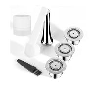 Cápsulas De Café Reutilizables Compatibles Con Nespresso, Tazas De Café Espresso Crema, Cápsulas De Café Rellenables De Acero Inoxidable, Filtros Con Anillo Dosificador Y Prensador.(3pod t d)