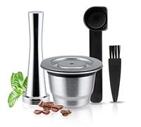 Cápsulas de café reutilizables de acero inoxidable para cápsulas Ne spresso OriginalLine, cápsulas de café espresso recargables de metal HAILASRE compatibles con las cafeteras Nes presso, 1 monodosis