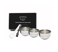 Cápsulas De Café Reutilizables, Recargables, 80/150ML, Compatibles Con Vertuo, Cápsulas, Compatibles Con Nespresso, Cápsulas De Café Vertuoline Con Manipulación(3pcs)