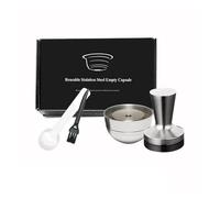 Cápsulas De Café Reutilizables, Recargables, 80/150ML, Compatibles Con Vertuo, Cápsulas, Compatibles Con Nespresso, Cápsulas De Café Vertuoline Con Manipulación(1pcs with Tamper)