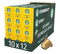 Cápsulas de café Starbucks Blonde Espresso Roast para Nespresso (120 unidades)