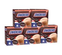 Snickers Hot Chocolate Dolce Gusto Cápsulas Compatibles - Bebida caliente original Snickers Chocolate y Turrón de Cacahuetes - 40 cápsulas, 40 porciones