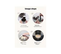 Cápsulas de Espresso Reutilizables para Vertuo /Next/. Cápsula de Café Recargable con Prensador de Polvo, Cuchara y Cepillo de 230