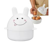 Cápsulas de huevo para microondas, hervidor de huevos para microondas - Máquina de huevos escalfados,Hervidor de huevos duros de alimenticio, vainas de cocina de huevos de conejo lindo 4 huevos