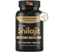 Cápsulas de Mumijo Shilajit, alta dosis de 1000 mg por toma diaria, el producto original del Himalaya, 120 cápsulas, veganas y analizadas en laboratorio