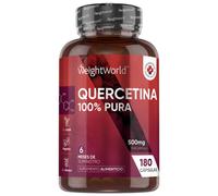 Cápsulas de Quercetina 100 % Pura - 1000 mg 180 cápsulas - Suplemento Antioxidante y para la Salud del Corazón
