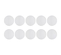 Cápsulas de recogida de monedas de 46 mm, cajas de almacenamiento de plástico transparente, se venden en juegos de 10 o 20 con insertos de junta de anillo (10 piezas)