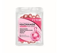 Cápsulas de sérum facial con niacinamida y retinol, aceite de oliva y de , gel iluminador e hidratante para una piel y de tono uniforme, 0,5 g × 30 cápsulas por bolsa, 1 bolsa