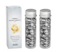Cápsulas De Suero Facial, 60 Unidades De Sérum De Avanzado Cápsulas De Esencia De Nicotinamida Para Aclarar La Piel, Reduce Arrugas y Manchas - Luminosidad y Elasticidad - Antiedad -Tratamiento