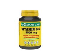 Cápsulas de vitamina B12 Good Care de 2500 mcg x100