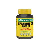 Cápsulas de vitamina D3 Good Care 5000 UI x100