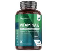 Cápsulas de Vitamina E 400 UI - 180 cápsulas blandas - Antioxidante Natural - Protege a las Células Frente al Estrés Oxidativo